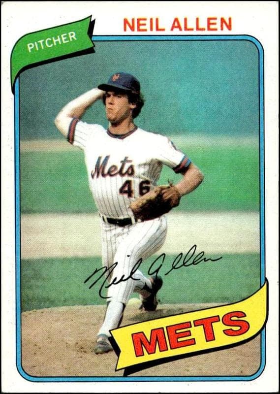 1980 topps Neil Allen