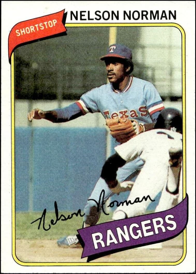 Nelson Norman 1980 Topps Nelson Norman #518 baseball trading card front