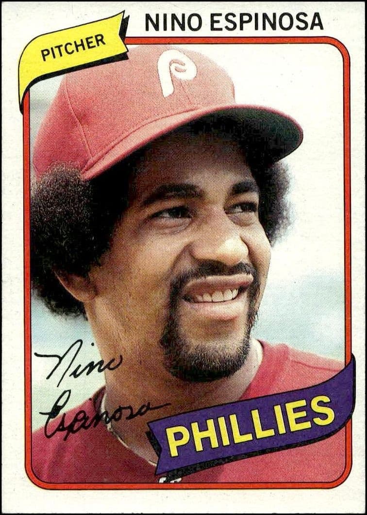 1980 topps Nino Espinosa