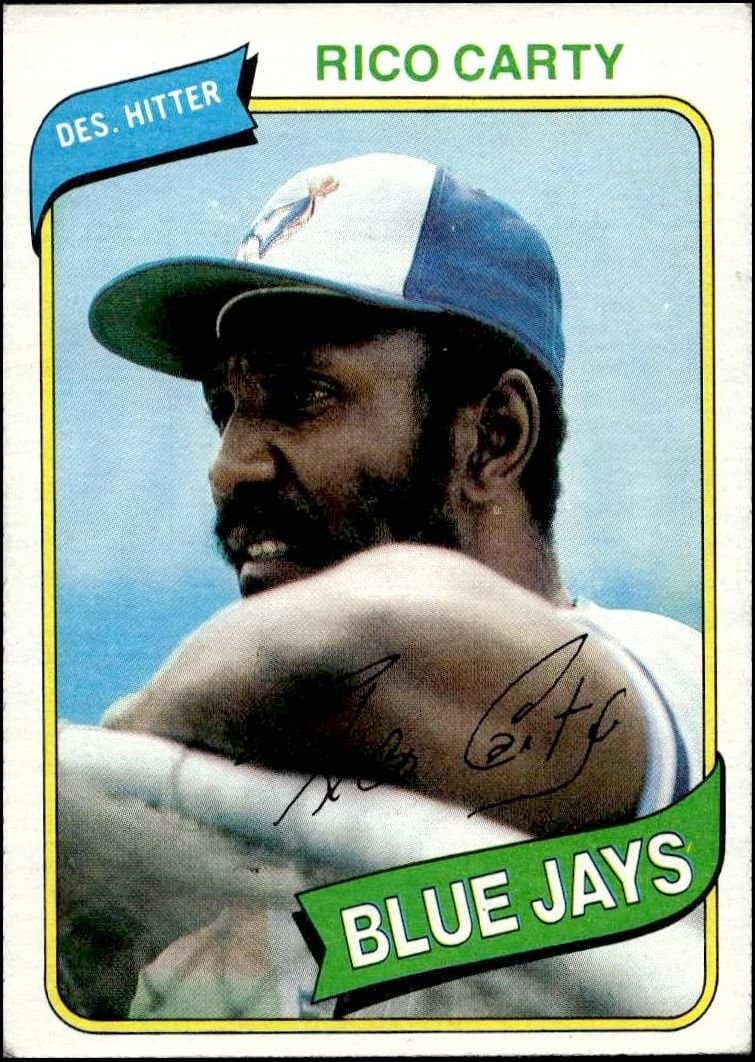 Rico Carty 1980 Topps Rico Carty #46 baseball trading card front