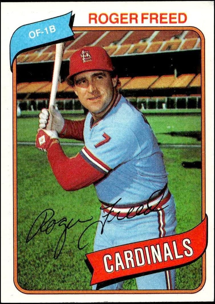 Roger Freed 1980 Topps Roger Freed #418 baseball trading card front