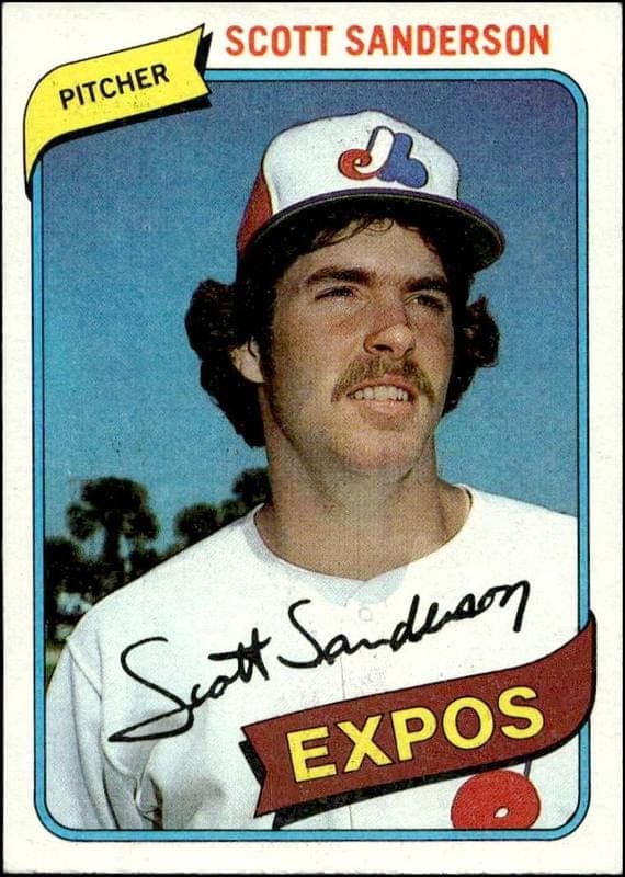 1980 topps Scott Sanderson