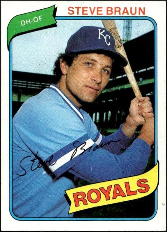 1980 topps Steve Braun