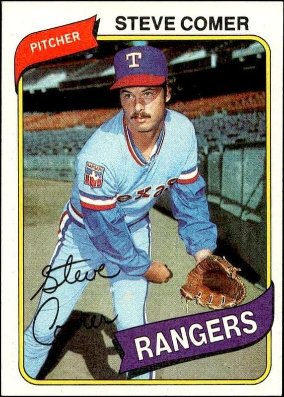 1980 topps Steve Comer