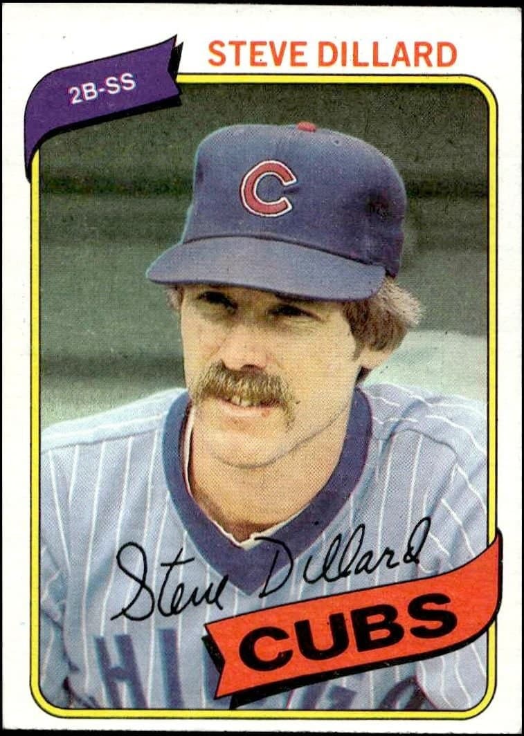 Steve Dillard 1980 Topps Steve Dillard #452 baseball trading card front
