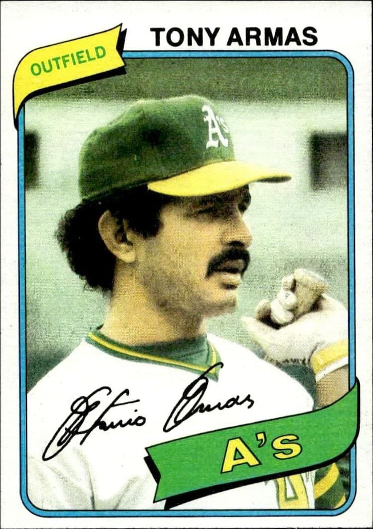 Tony Armas 1980 Topps Tony Armas #391 baseball trading card front
