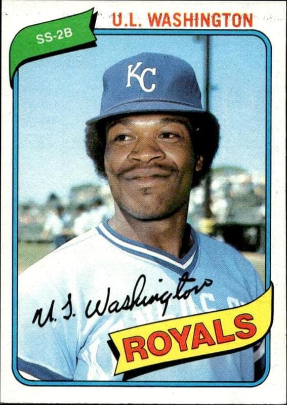 1980 topps U.L. Washington