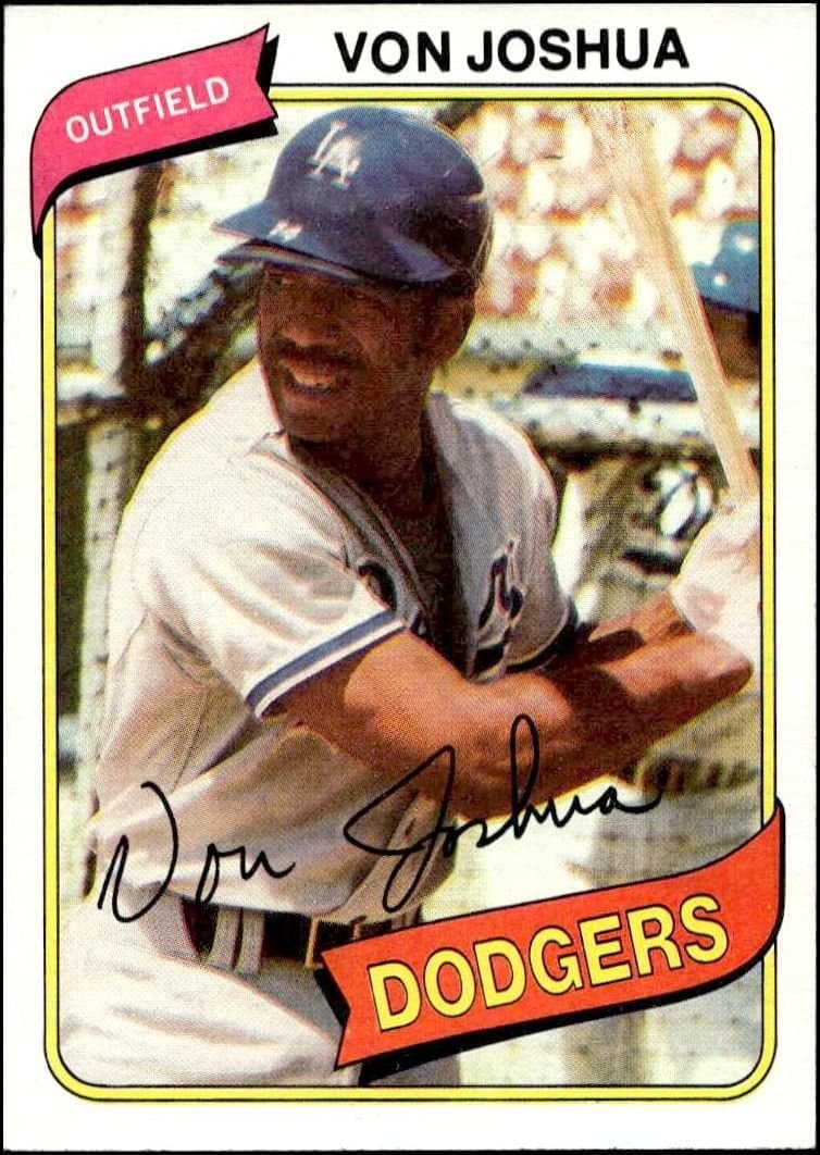 Von Joshua 1980 Topps Von Joshua #209 baseball trading card front