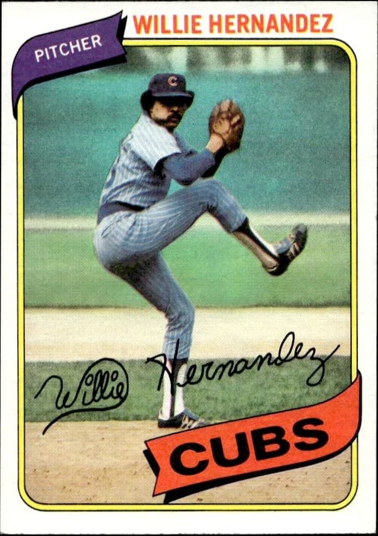 Willie Hernandez 1980 Topps Willie Hernandez #472 baseball trading card front