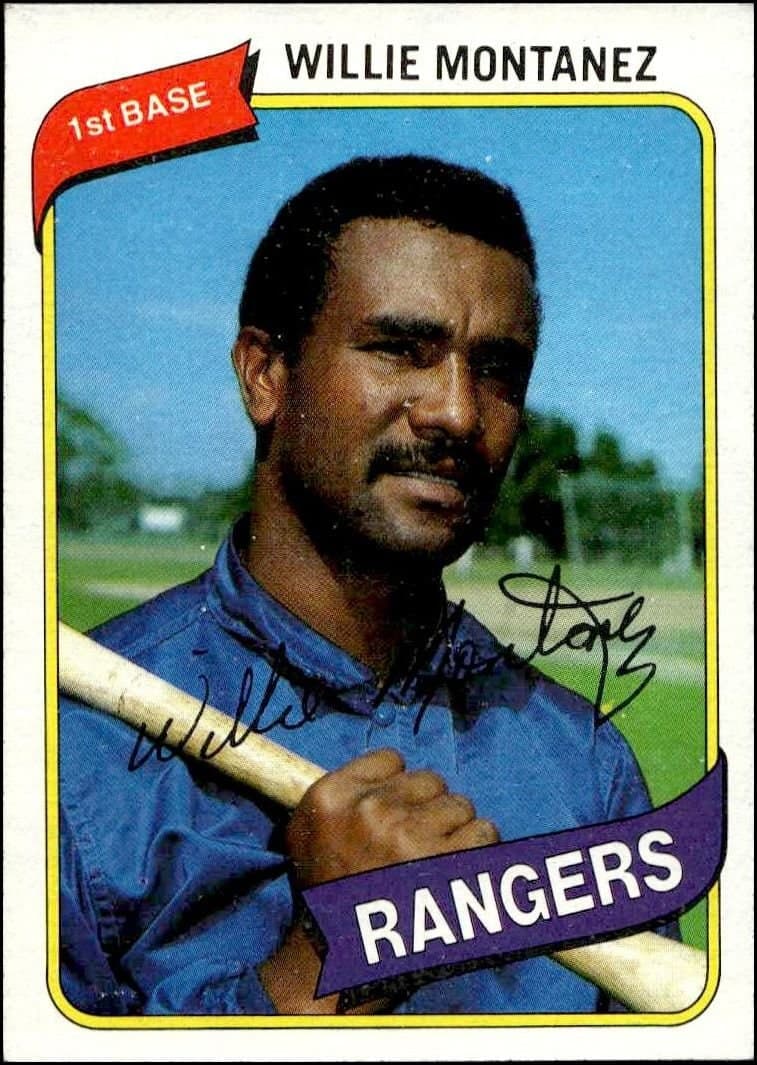 Willie Montanez 1980 Topps Willie Montanez #224 baseball trading card front