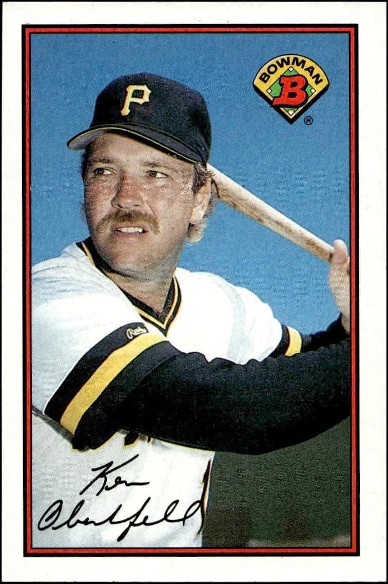 Ken Oberkfell 1989 Bowman Ken Oberkfell #418 baseball trading card front
