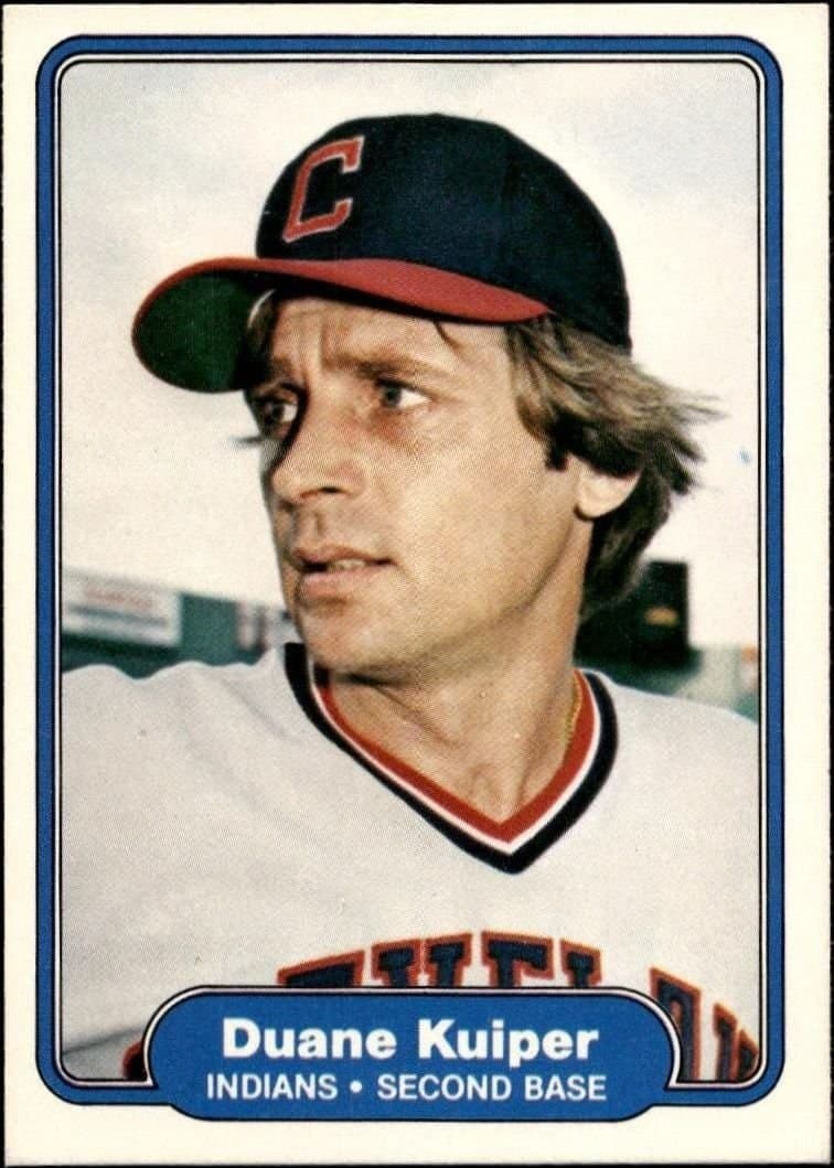 Duane Kuiper 1982 Fleer Duane Kuiper #373 baseball trading card front