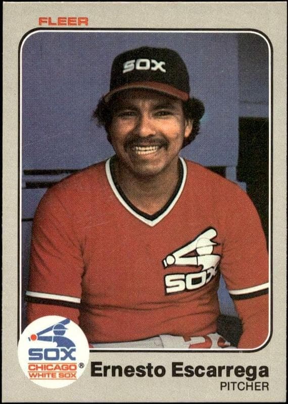 1983 fleer Ernesto Escarrega