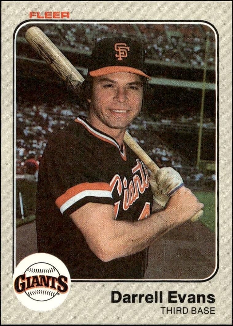 1983 fleer Jack Clark