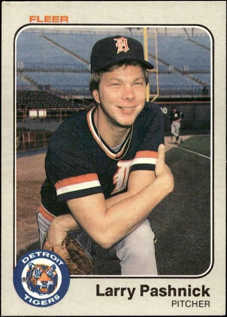 1983 fleer Larry Pashnick