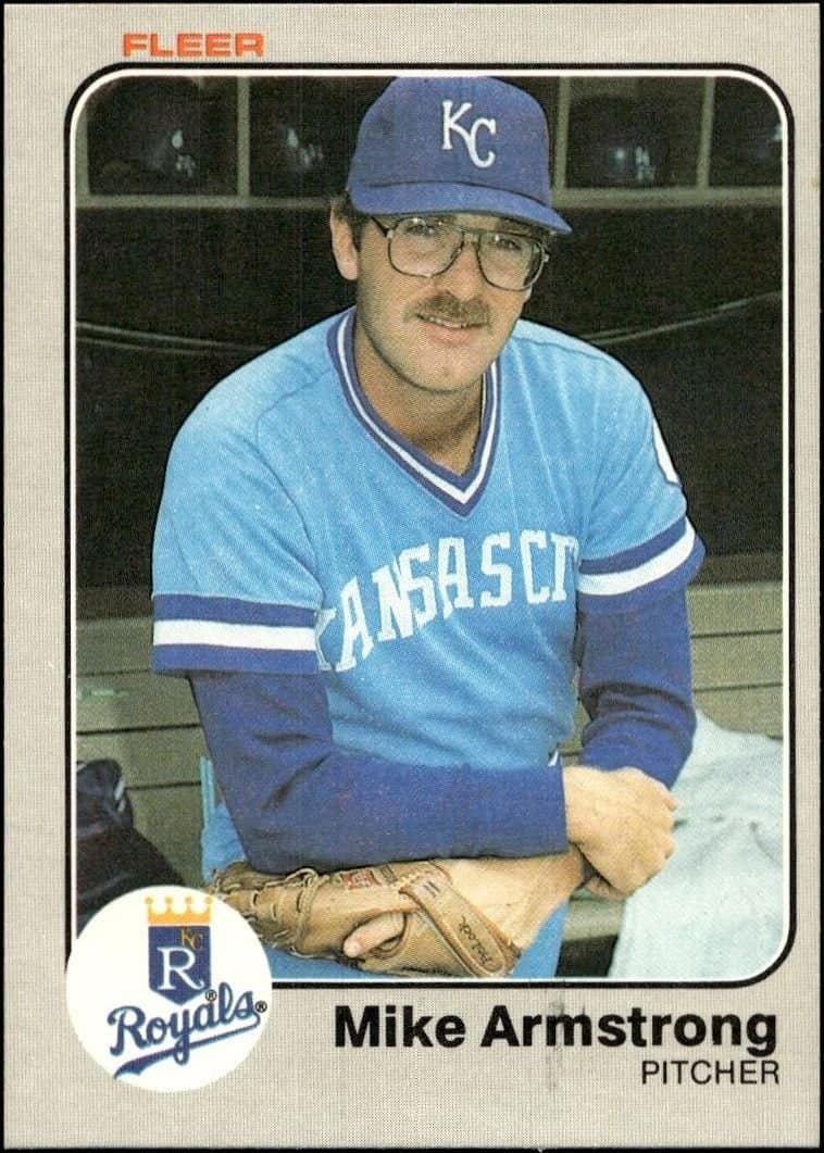 1983 fleer Mike Armstrong