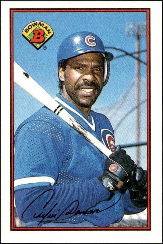 1989 bowman Andre Dawson