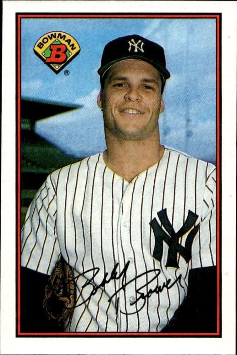 Bob Brower 1989 Bowman Bob Brower #182 baseball trading card front