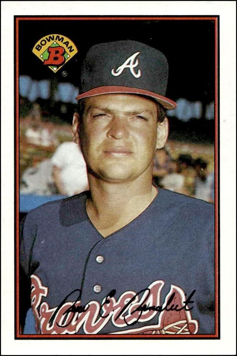 Bruce Benedict 1989 Bowman Bruce Benedict #271 baseball trading card front