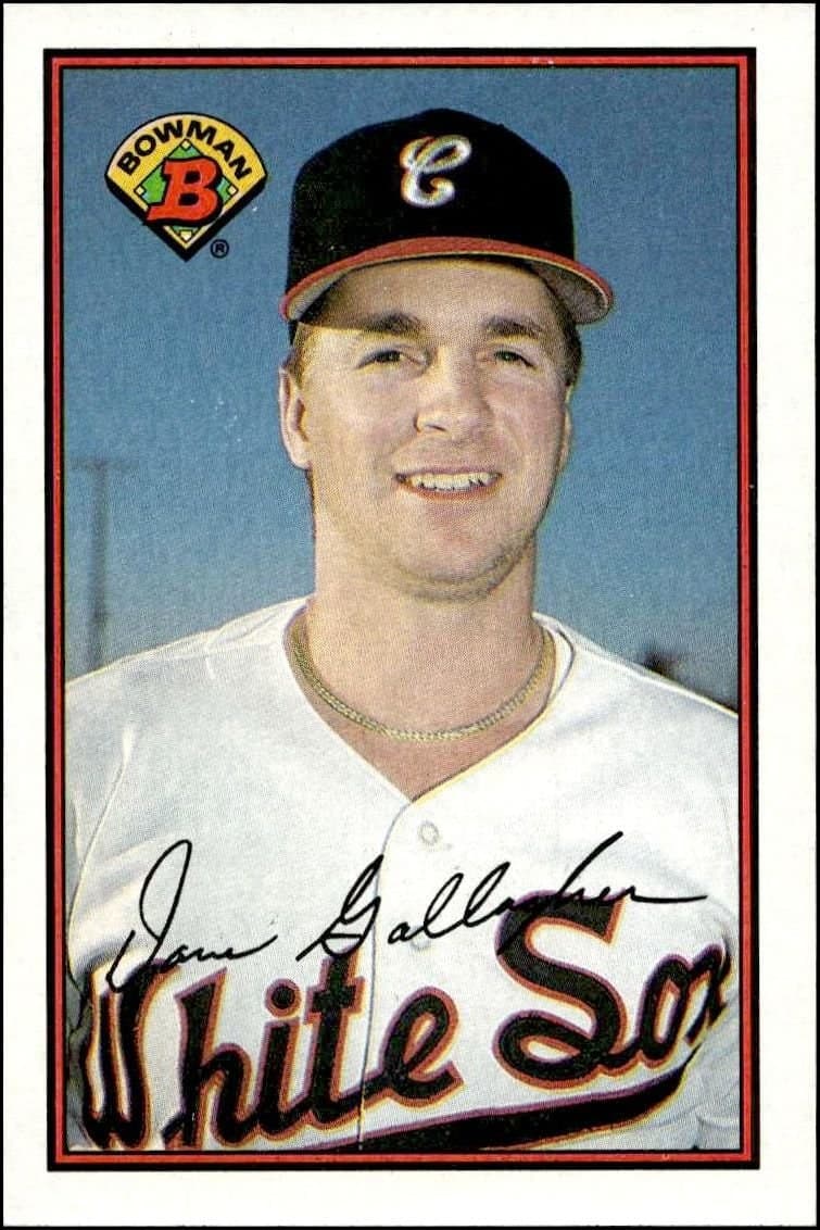 Dave Gallagher 1989 Bowman Dave Gallagher #71 baseball trading card front