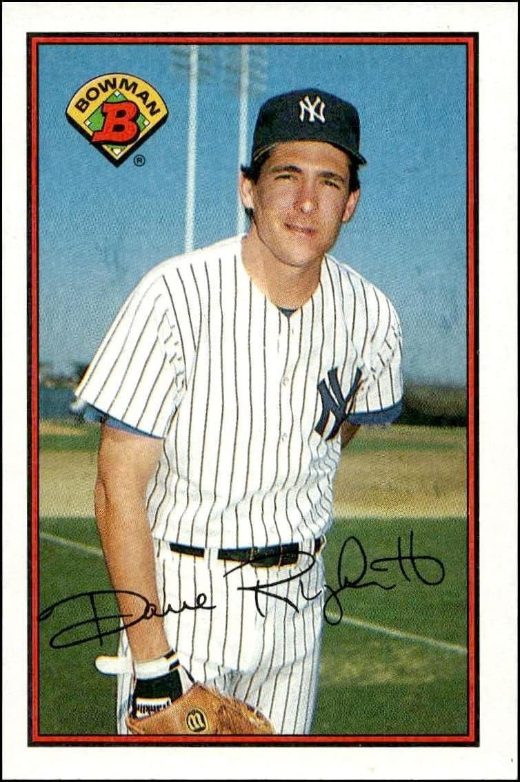 Dave Righetti 1989 Bowman Dave Righetti #167 baseball trading card front