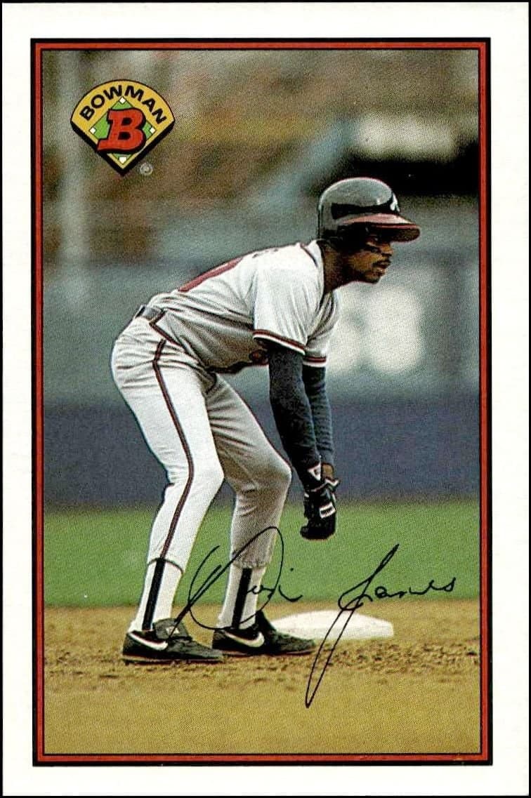 Dion James 1989 Bowman Dion James #277 baseball trading card front