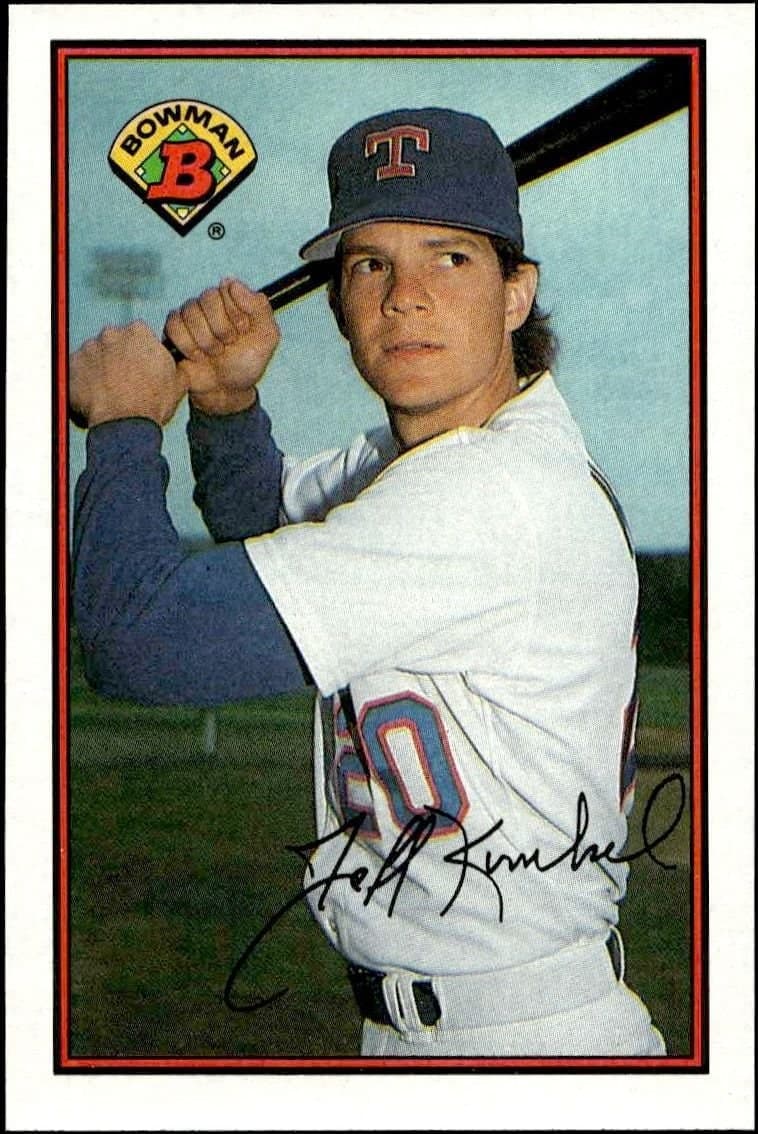 Jeff Kunkel 1989 Bowman Jeff Kunkel #231 baseball trading card front