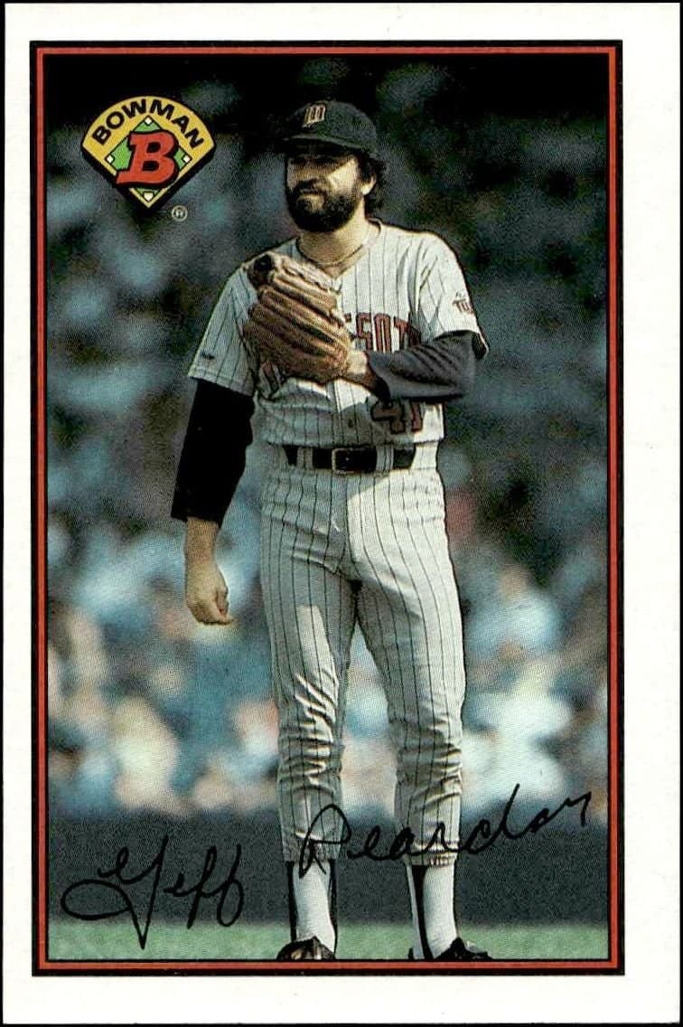 Jeff Reardon 1989 Bowman Jeff Reardon #148 baseball trading card front