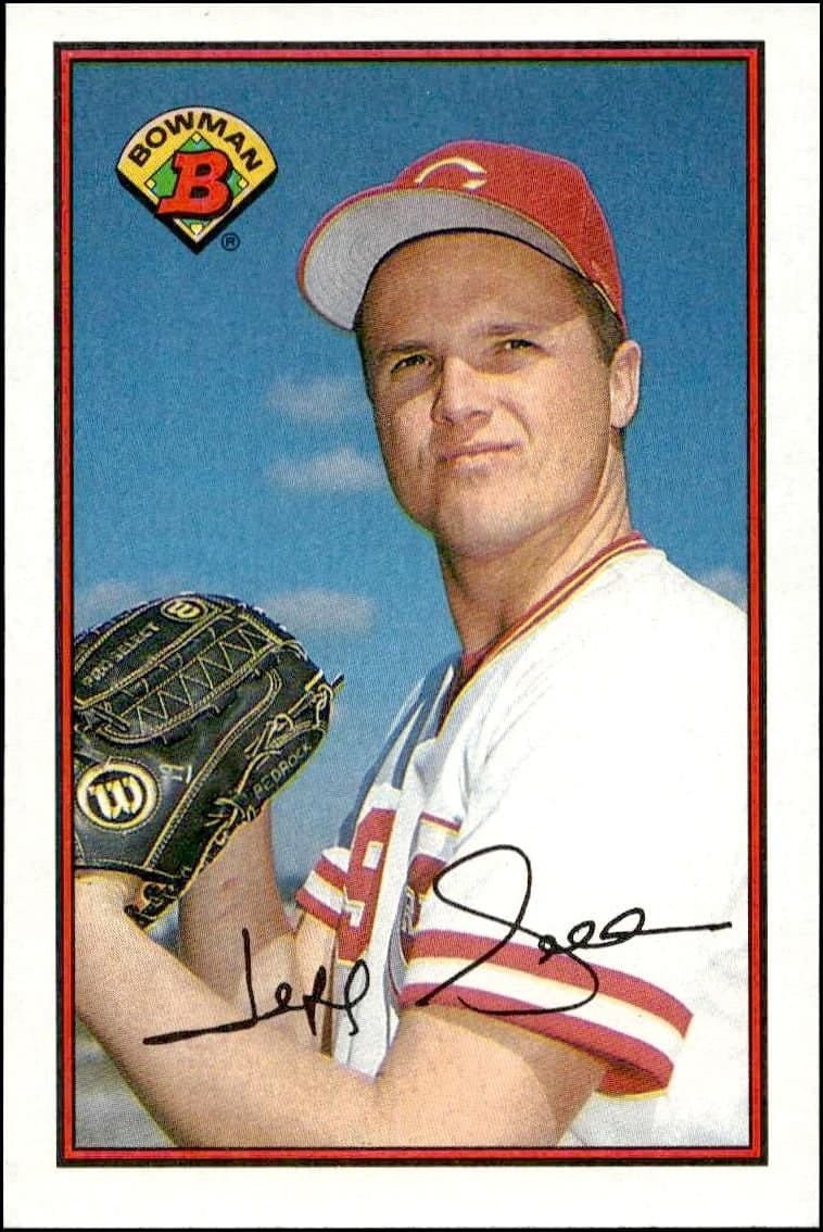 Jeff Sellers 1989 Bowman Jeff Sellers #299 baseball trading card front