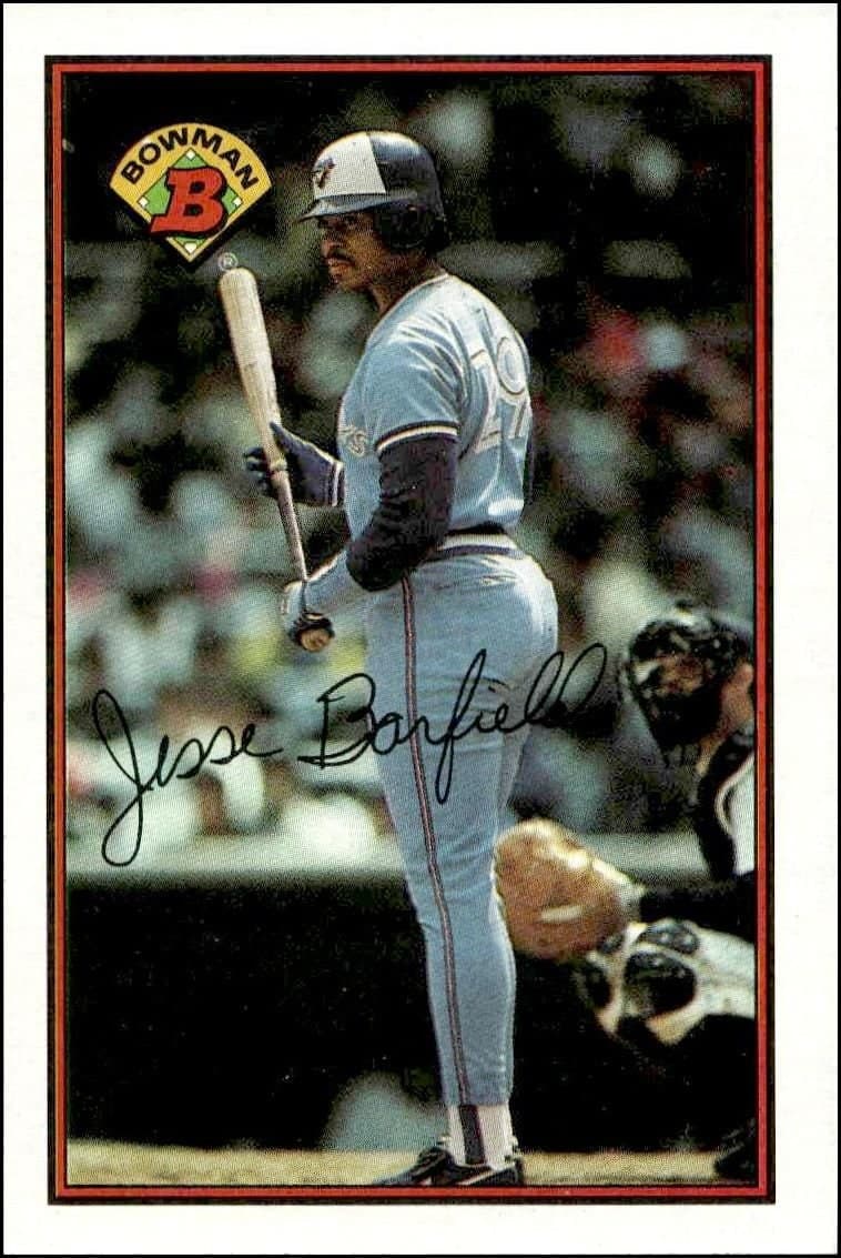 1989 bowman Jesse Barfield