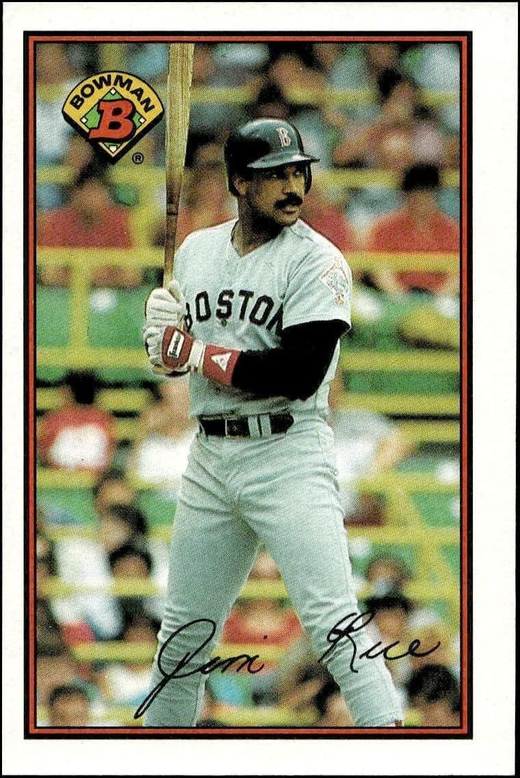 1989 bowman Jim Rice