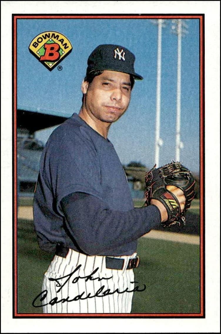 John Candelaria 1989 Bowman John Candelaria #171 baseball trading card front