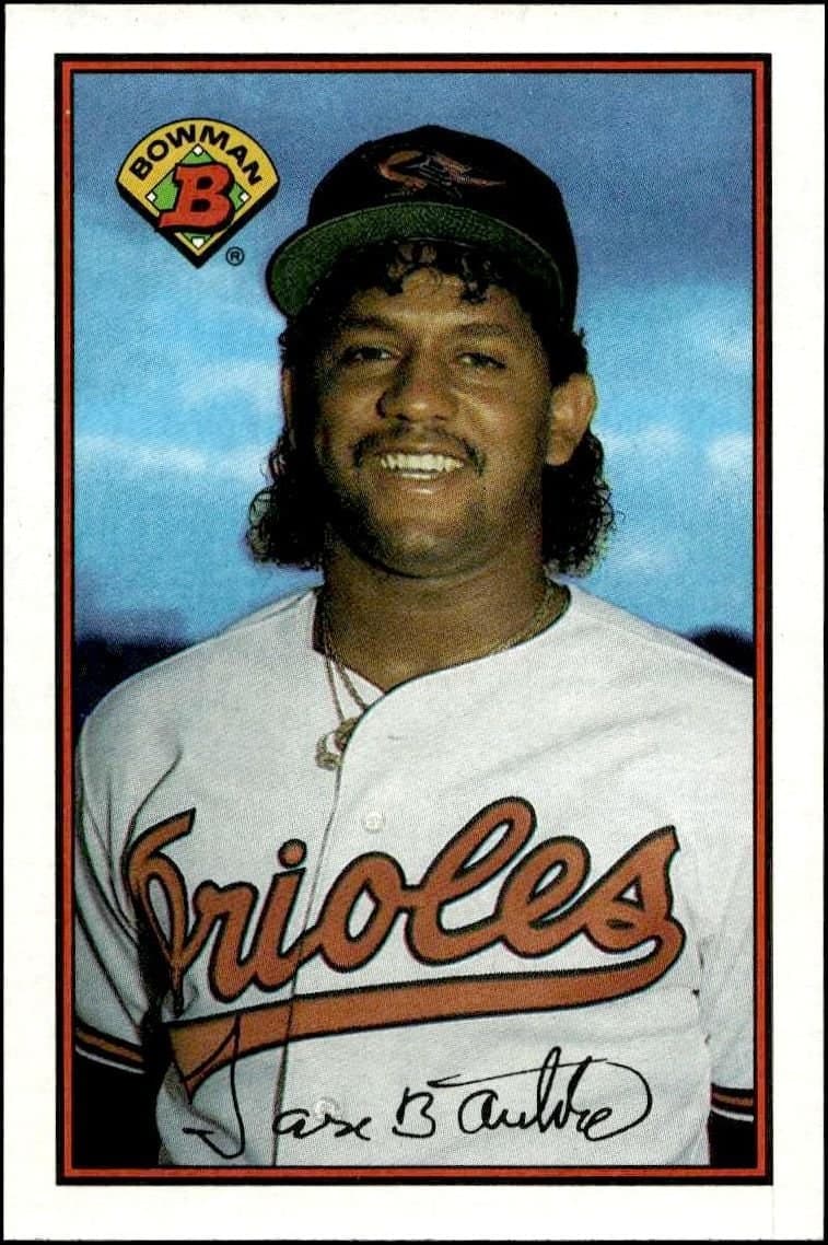 Jose Bautista 1989 Bowman Jose Bautista #3 baseball trading card front