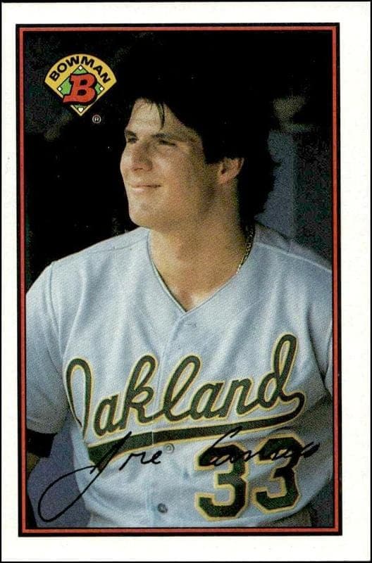 1989 bowman Jose Canseco