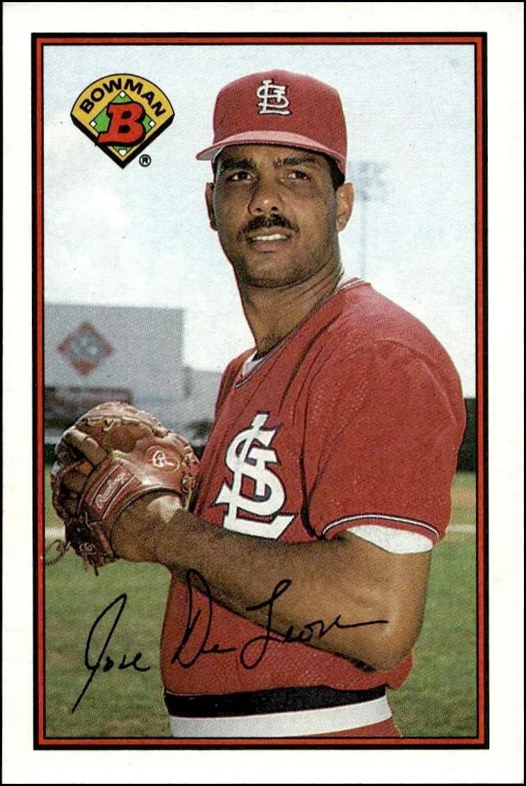 Jose DeLeon 1989 Bowman Jose DeLeon #431 baseball trading card front