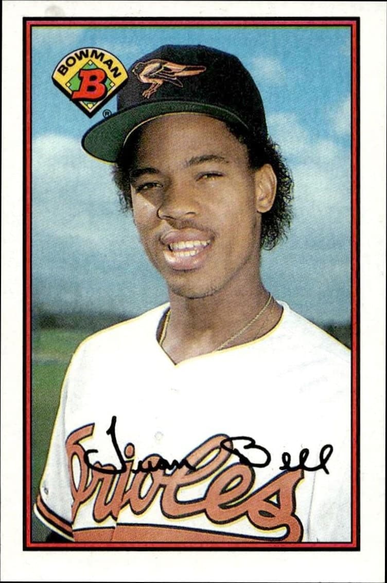 Juan Bell 1989 Bowman Juan Bell #11 baseball trading card front