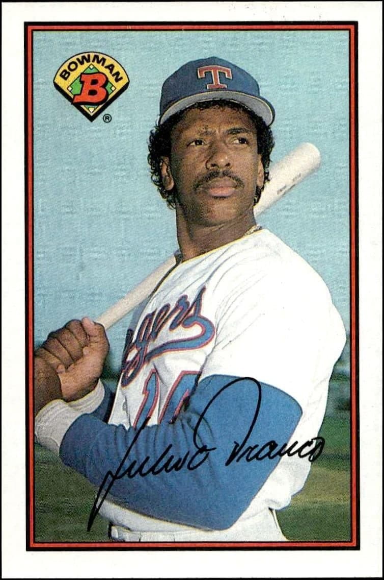 1989 bowman Julio Franco