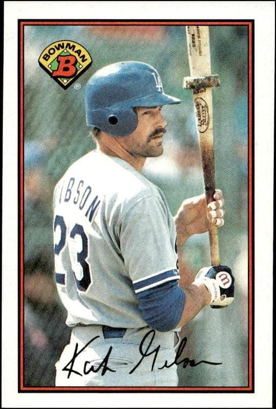 1989 bowman Kirk Gibson