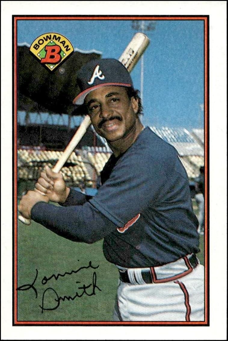 Lonnie Smith 1989 Bowman Lonnie Smith #278 baseball trading card front