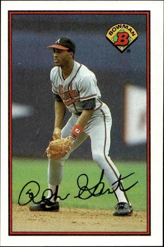 1989 bowman Ron Gant