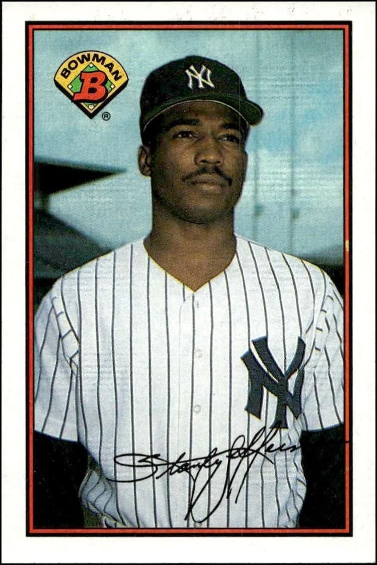 Stan Jefferson 1989 Bowman Stan Jefferson #180 baseball trading card front
