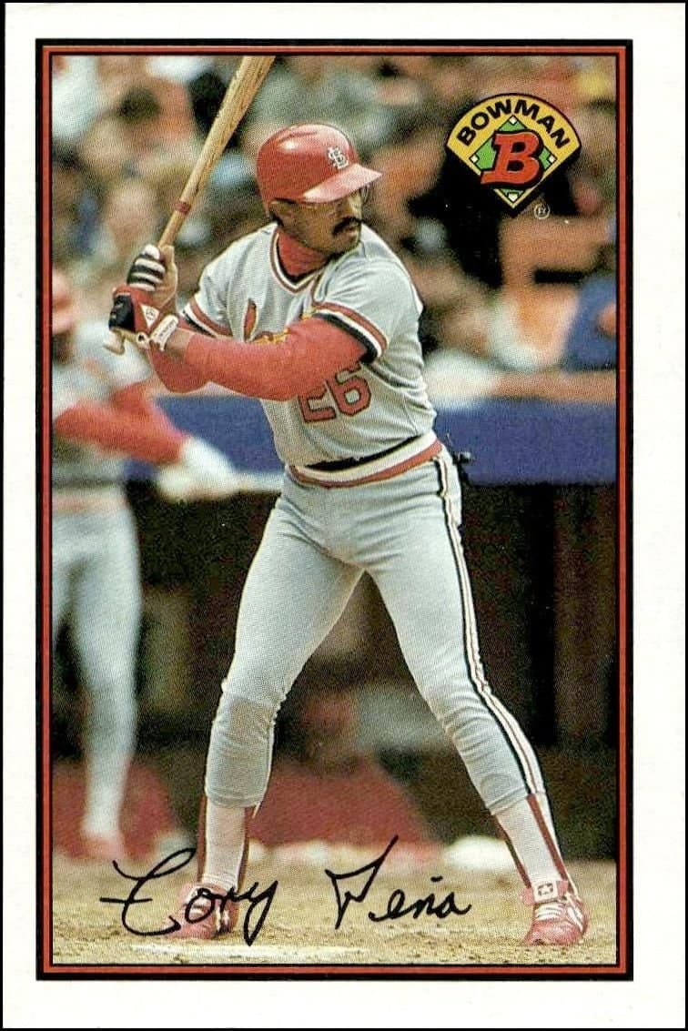 1989 bowman Tony Pena