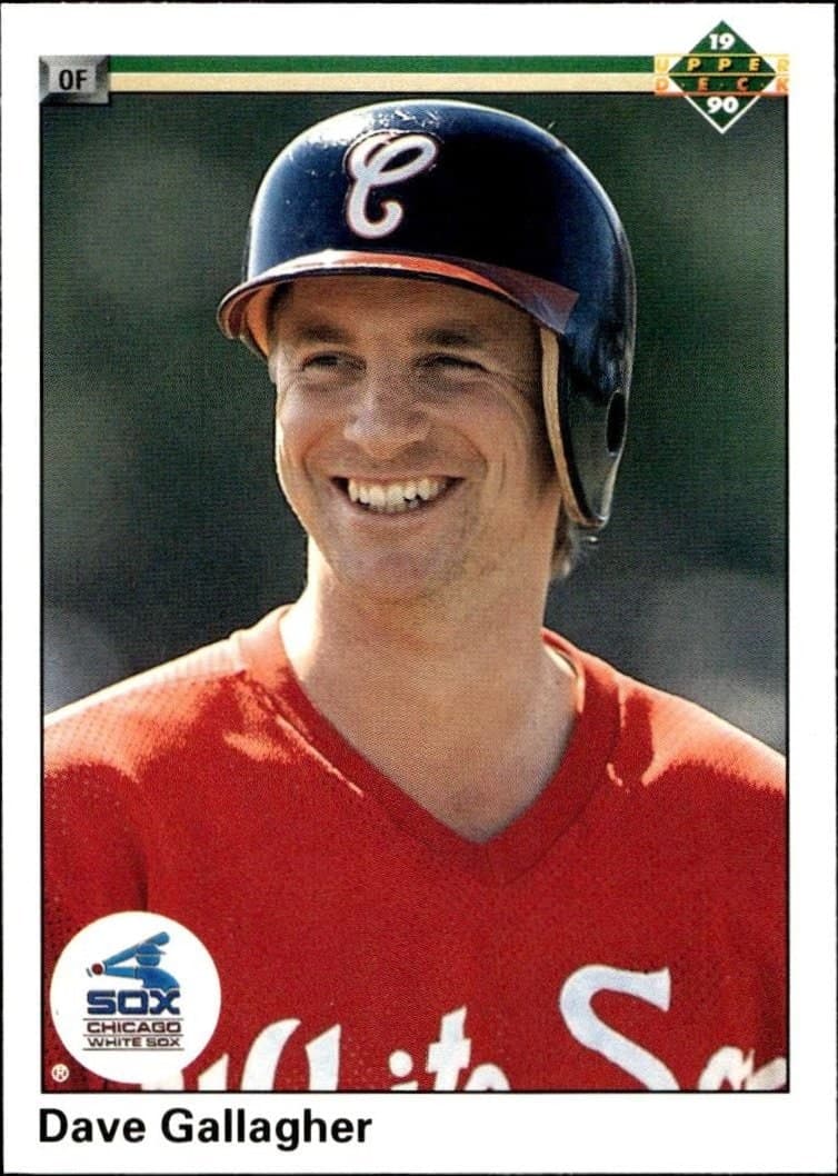 Dave Gallagher 1990 Upper Deck Dave Gallagher #328 baseball trading card front