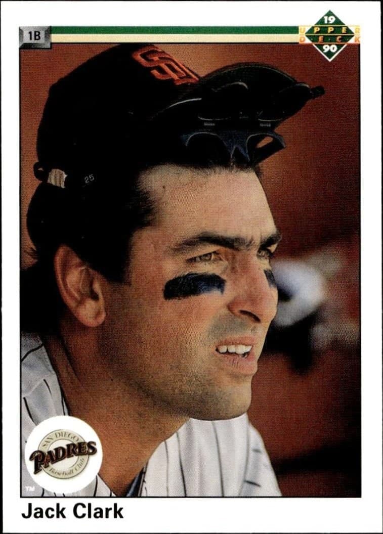 Jack Clark 1990 Upper Deck Jack Clark #342 baseball trading card front