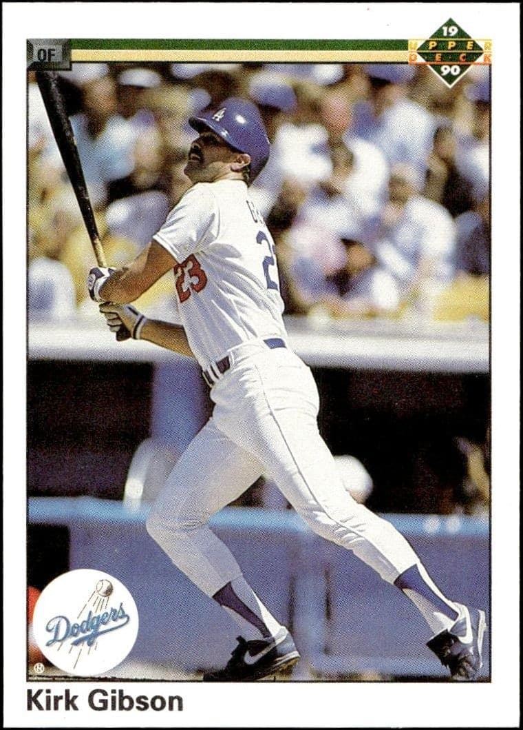1990 upper-deck Kirk Gibson