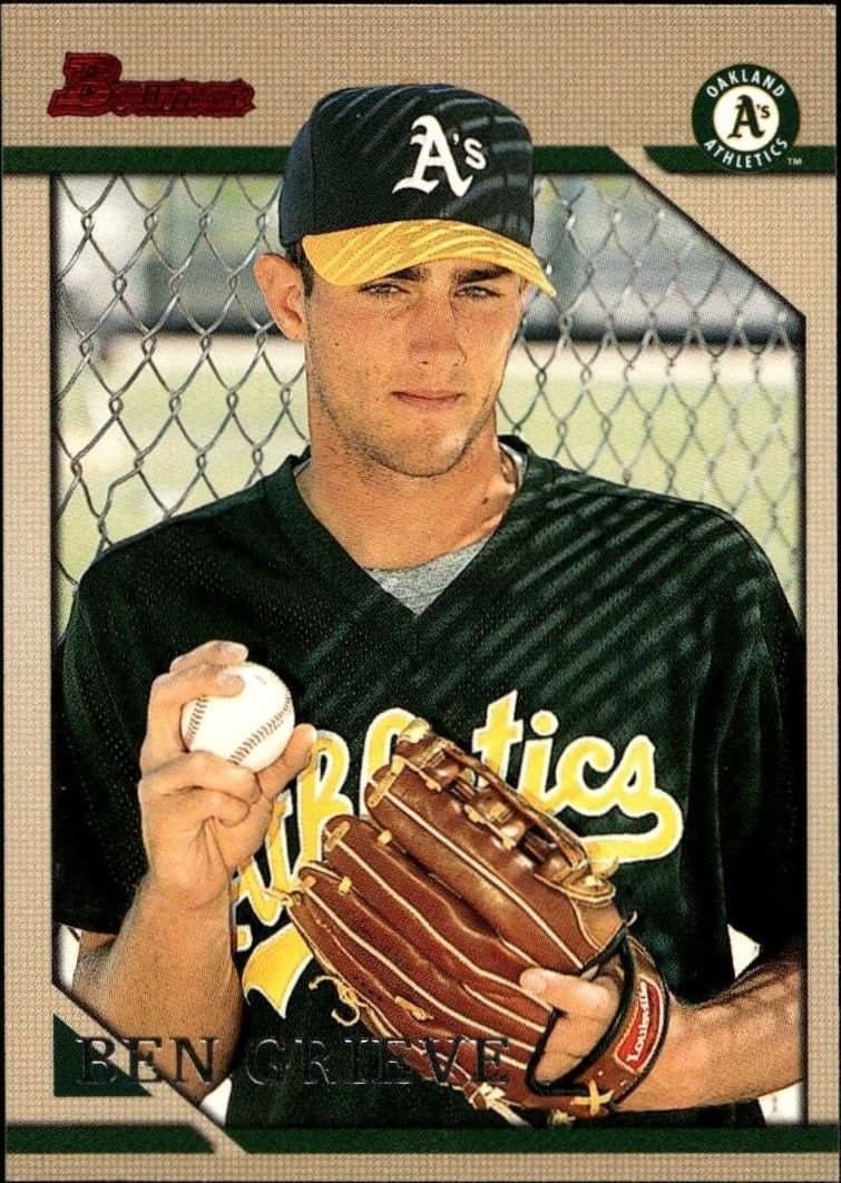 Ben Grieve 1996 Bowman Ben Grieve #187 baseball trading card front
