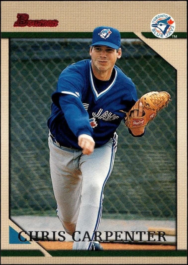 Chris Carpenter 1996 Bowman Chris Carpenter #185 baseball trading card front