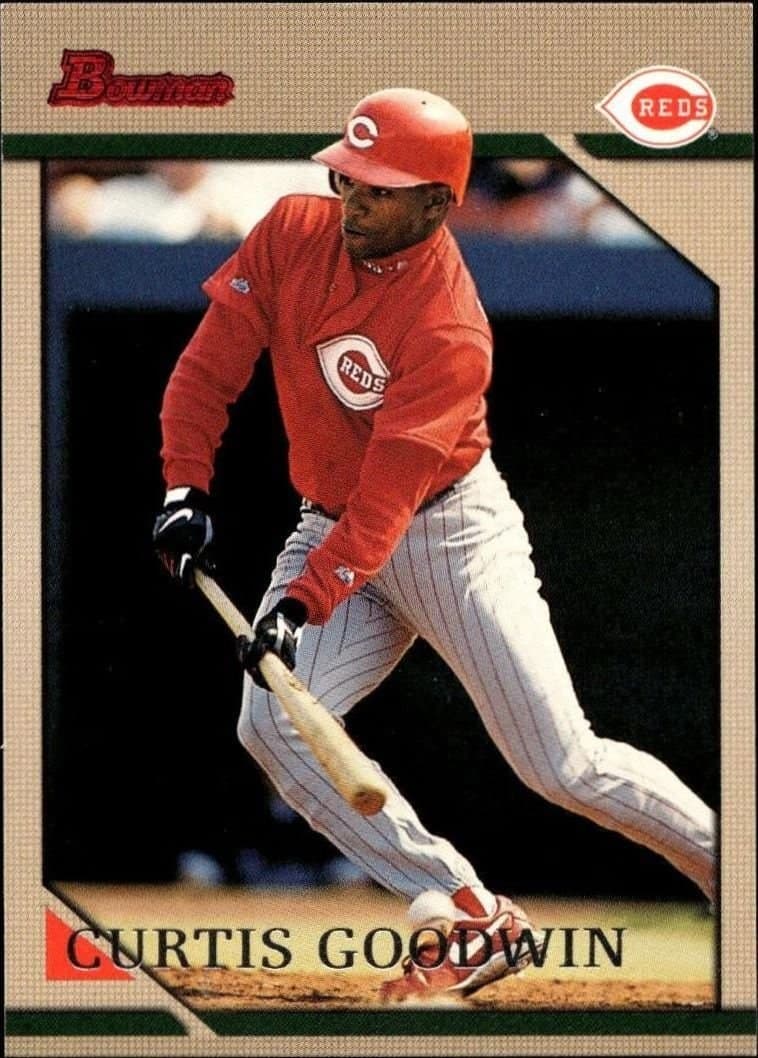 Curtis Goodwin 1996 Bowman Curtis Goodwin #144 baseball trading card front