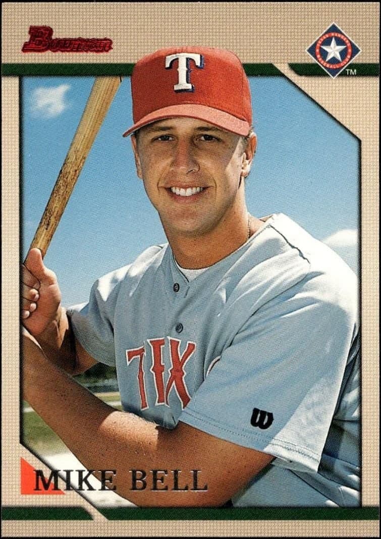 Mike Bell 1996 Bowman Mike Bell #188 baseball trading card front