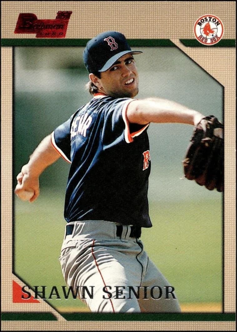 Shawn Senior 1996 Bowman Shawn Senior #118 baseball trading card front